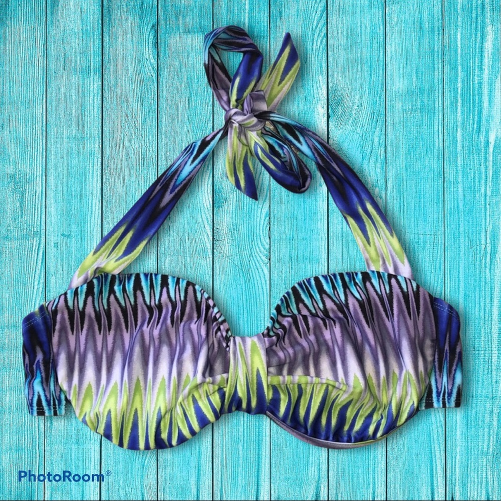 Multicolor VM Bikini Top 38D